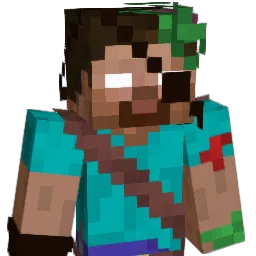 H2OPineapple Minecraft avatar bust