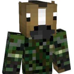 HDR Minecraft avatar bust