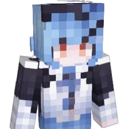 HEIBAIXIAO Minecraft avatar bust