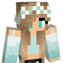 HT3317 Minecraft avatar bust