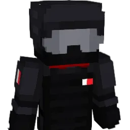 Hackermanzz Minecraft avatar bust