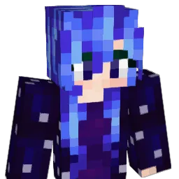 Hackey Minecraft avatar bust