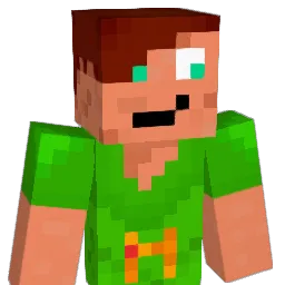 Hackreis Minecraft avatar bust