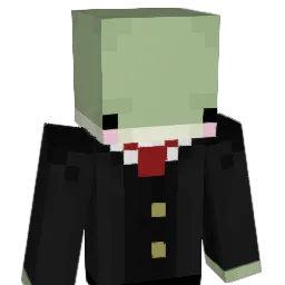 Hallowuette Minecraft avatar bust