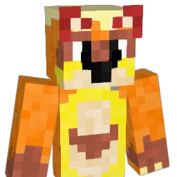 HappieFerret Minecraft avatar bust