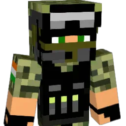Haquee Minecraft avatar bust