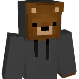 HariBear Minecraft avatar bust