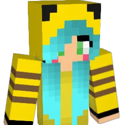 HastuneMiku Minecraft avatar bust