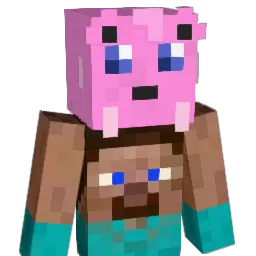 HatNbow Minecraft avatar bust