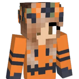 Hatomi Minecraft avatar bust