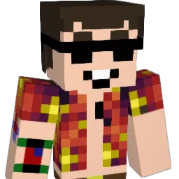 HawaiianDude Minecraft avatar bust