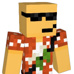 HawaiianOrange Minecraft avatar bust