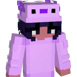 Hawxalotl Minecraft avatar bust