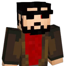 Hawxman Minecraft avatar bust