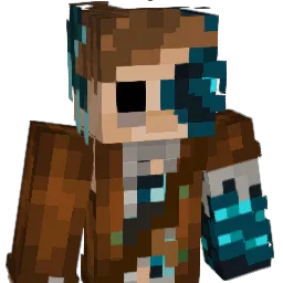 Haxcalibur Minecraft avatar bust
