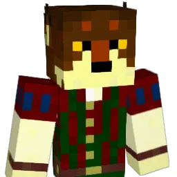 Hazelwolf Minecraft avatar bust