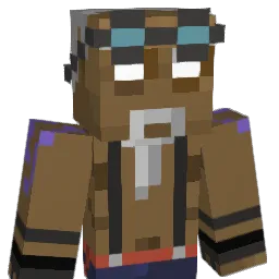 Healfest Minecraft avatar bust