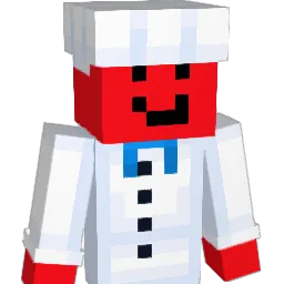 HeartPetal Minecraft avatar bust