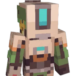 Heatwave Minecraft avatar bust