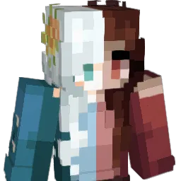 Hellgirl Minecraft avatar bust