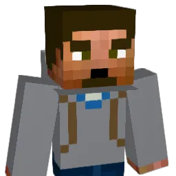 Hellkino Minecraft avatar bust