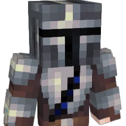 Hemeltaart Minecraft avatar bust
