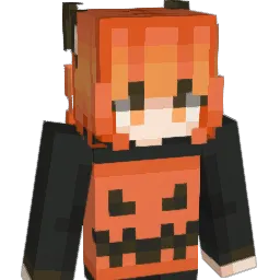 Hibiikii Minecraft avatar bust