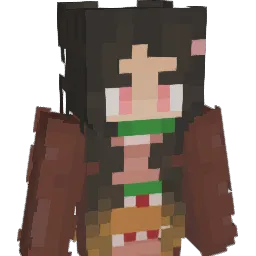 Hikono Minecraft avatar bust