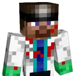 HilltopMonk Minecraft avatar bust