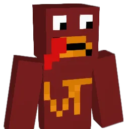 Hokie Minecraft avatar bust
