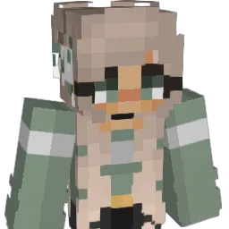 Hollietay Minecraft avatar bust