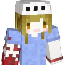 HoshinoHinata Minecraft avatar bust