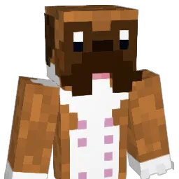 Hufflin Minecraft avatar bust