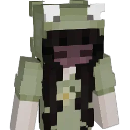 Hunniebea Minecraft avatar bust