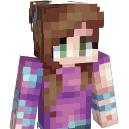 HuskerKitten Minecraft avatar bust