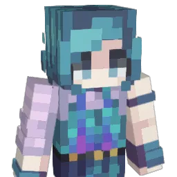 Hykai Minecraft avatar bust
