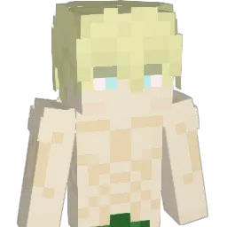Hznnes Minecraft avatar bust