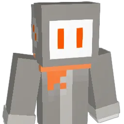 IAmANotRobot02 Minecraft avatar bust