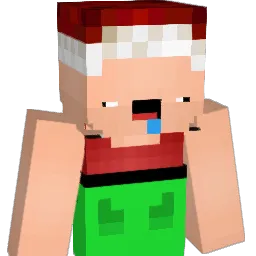 IGIVEBROJOBS Minecraft avatar bust