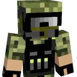 INK08 Minecraft avatar bust