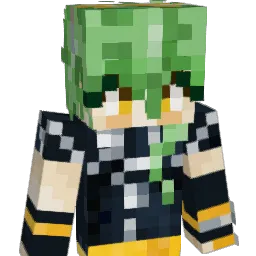 ISUPAI Minecraft avatar bust