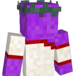 IamPourple Minecraft avatar bust