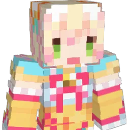 IkaX Minecraft avatar bust