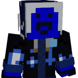 ImNotBlue Minecraft avatar bust