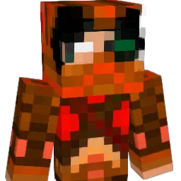 InHerobrine Minecraft avatar bust