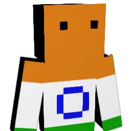 India Minecraft avatar bust