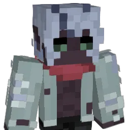 InkedCurse Minecraft avatar bust