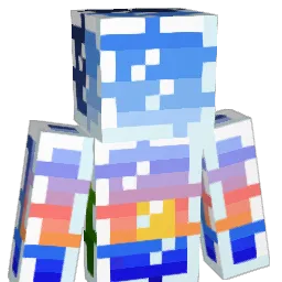 Intradimensional Minecraft avatar bust