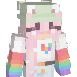 Invanilla Minecraft avatar bust
