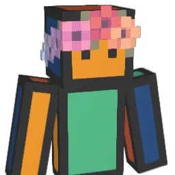 Isabased Minecraft avatar bust